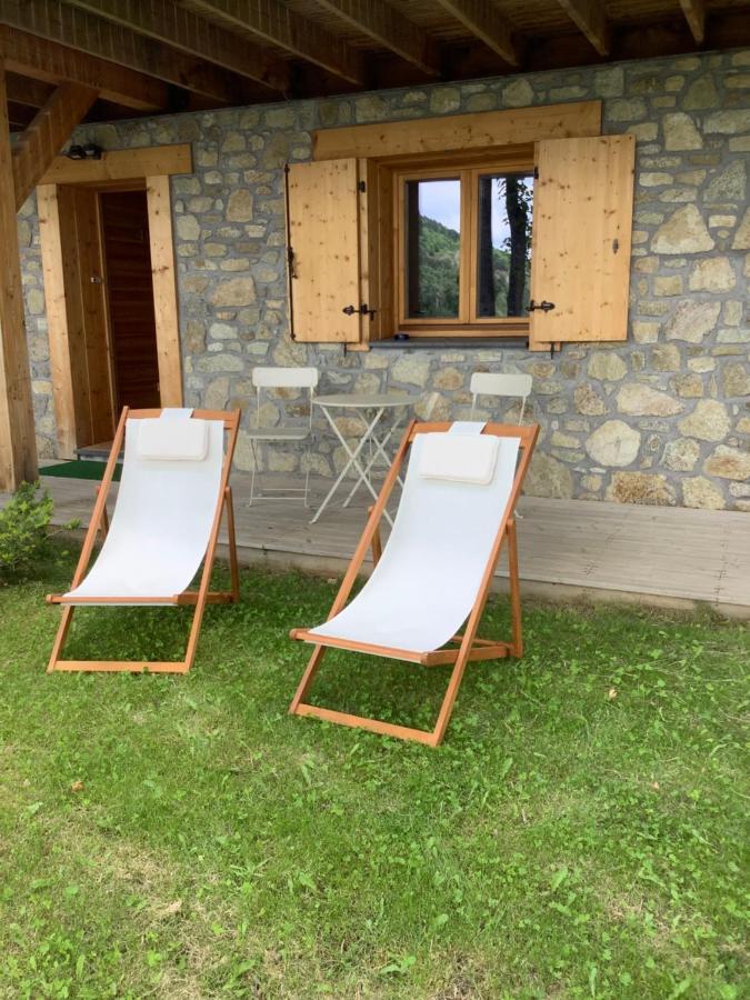 Appartement indépendant dans un beau chalet Egat Exterior foto